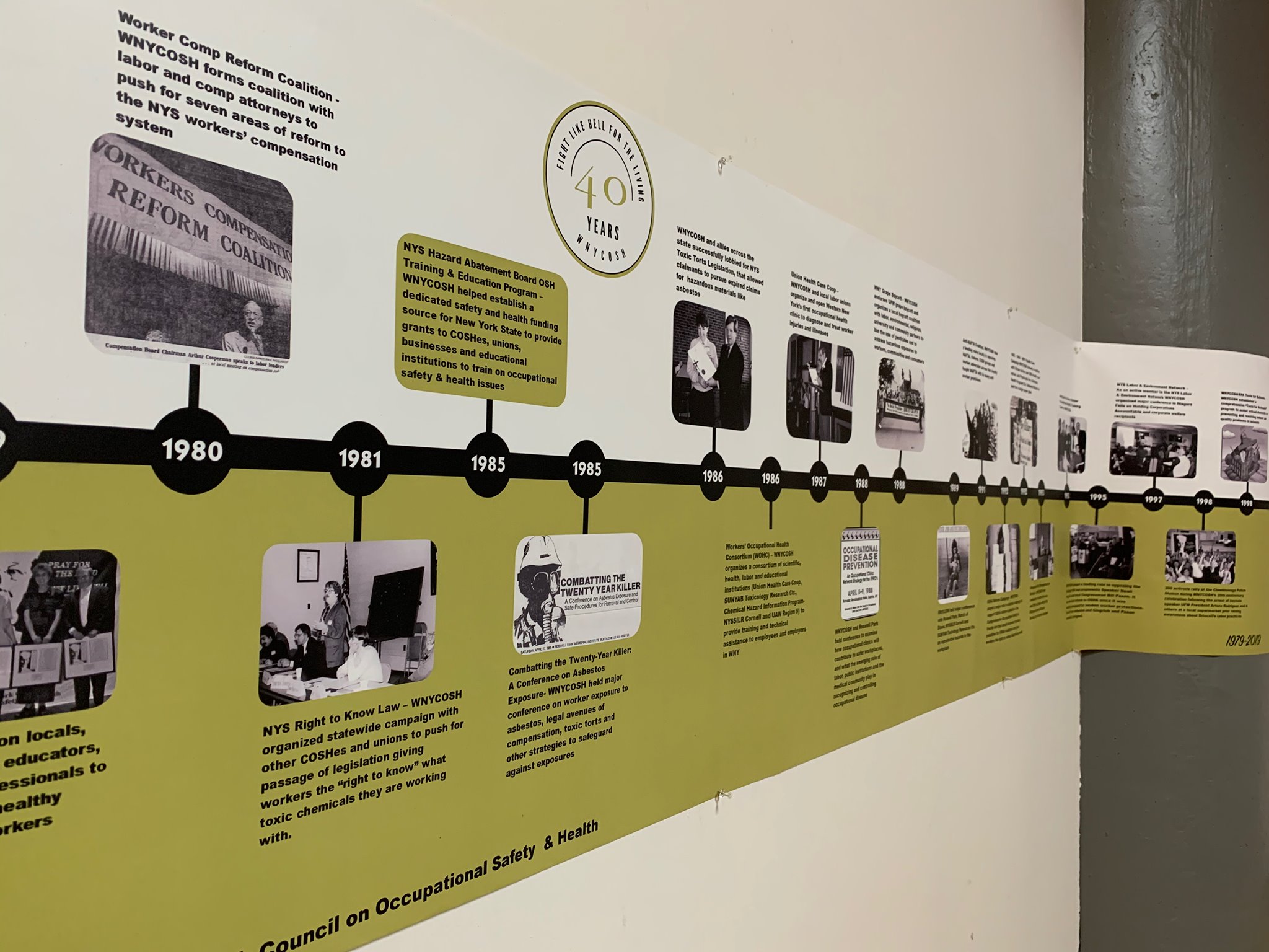 Picture of WNYCOSH History timeline