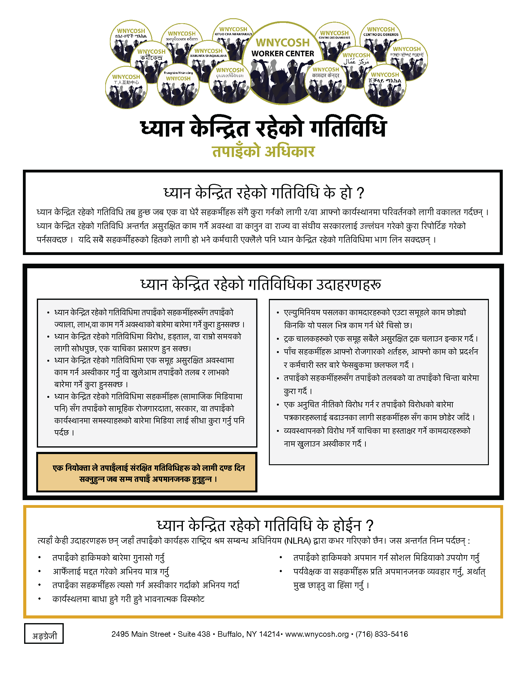 Thumbnail for Concerted Activity Factsheet in Nepali