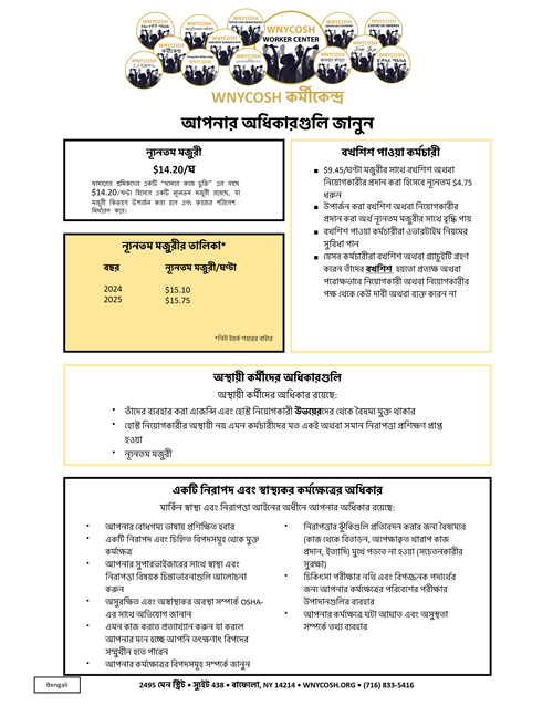 Thumbnail of Know Your Rights flyer in Bengali